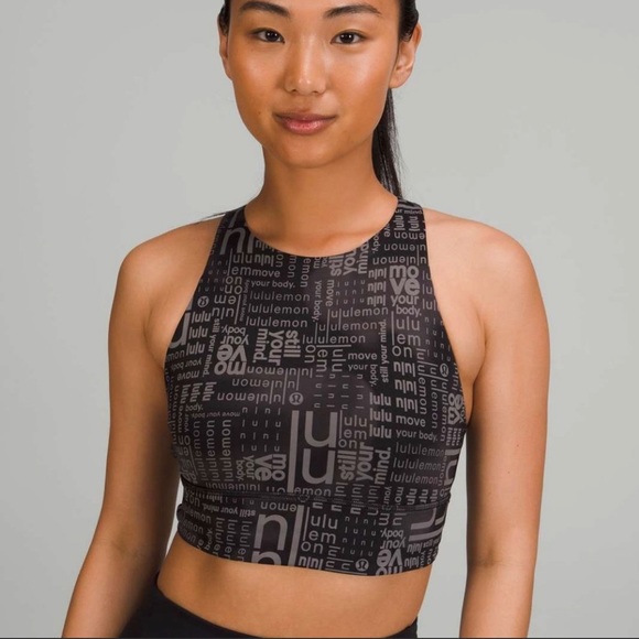 SOLD! NWT Lululemon High Neck Long Line Energy Bra - Picture 5 of 11